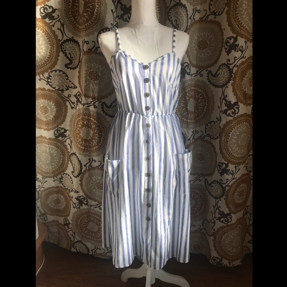 Brand New striped spaghetti strap dress - Picture 1 of 4